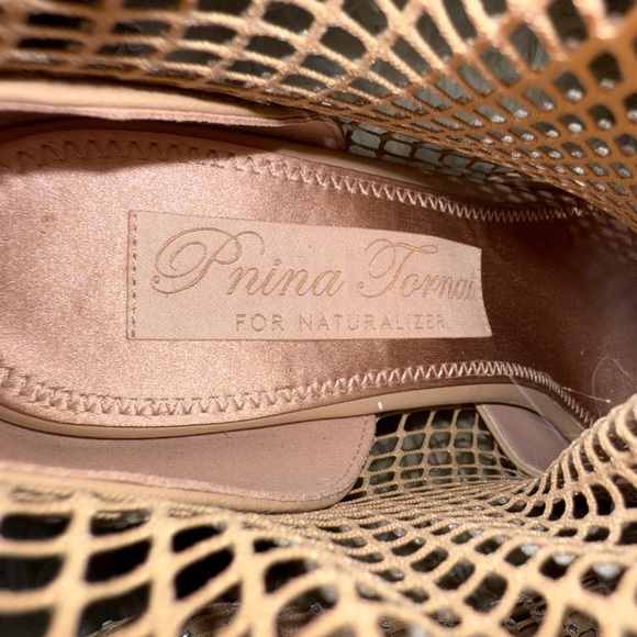 Pnina Tornai x Naturalizer Liebe Booie with Mesh Texture & Rhinestones NWOT - Picture 5 of 7